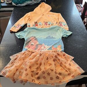 Moana 2 Disney Peach and Aqua Ocean Sisters Set